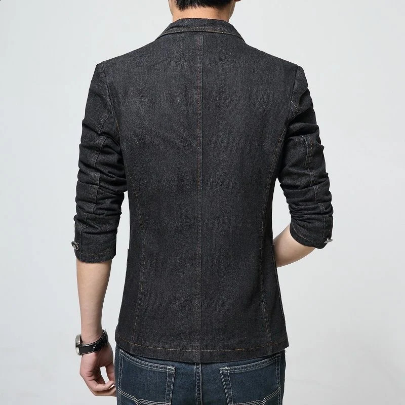 Wholesale Selling Blazer Mens Jacket Fashion Slim Washed Street Wear Trendy Denim Jackets for Man 251017