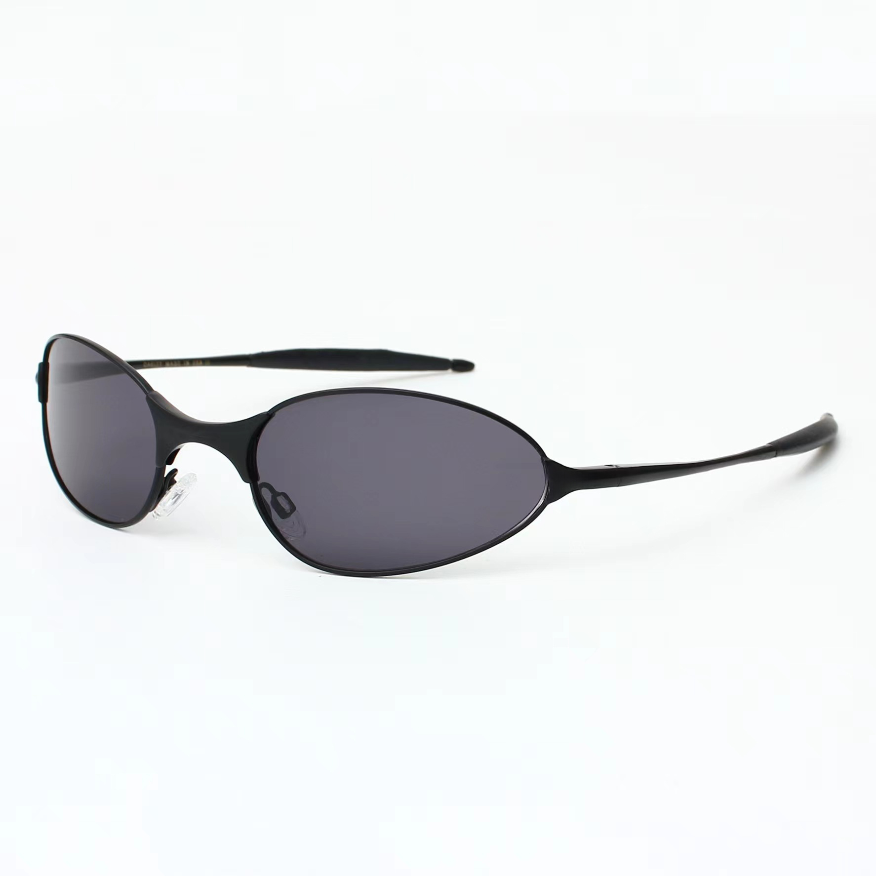 2025 Cross border Europe and America UV resistant sunglasses, men's trendy metal outdoor sports cycling sunglasses