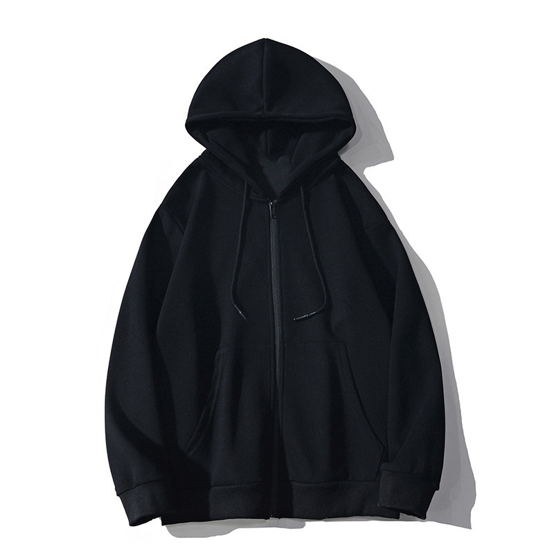 Cardigan Zipper Sweatshirt Men Solid Color Jacket 2024 Autumn Youth Casual Versatile Designer Hoodie Jacket Tracksuit Men Polo Veste Coat Hooded Thin 