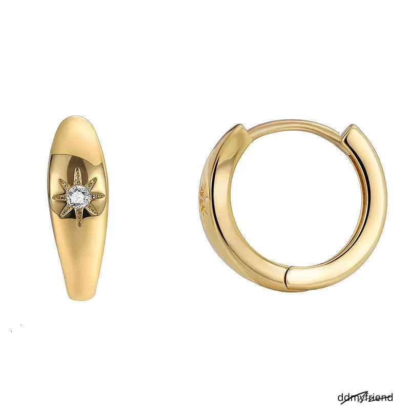 Minimalist Cubic Zirconia Earrings For Women - Fashionable Copper Sier Square Studs Ddmyfriend