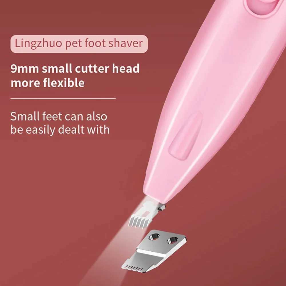 Dog Hair Trimmer Electric Dog Cutter Professional Pet Foot Hair Trimmer Cat Grooming Hairdresser Scissors Butt Ear Pedicator Z20251024