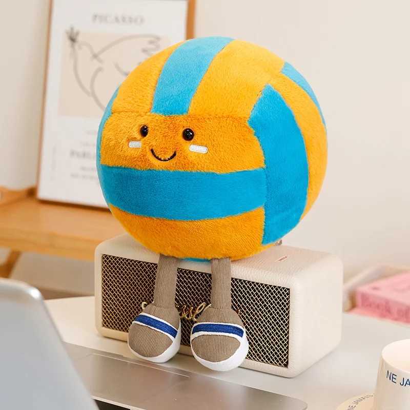 Volleyball American Football Plush Toy Soft Stuffed Rugby Ball Doll Home Decor Kids Accompany Pillow Birthday Gifts Plush Toys Z251024