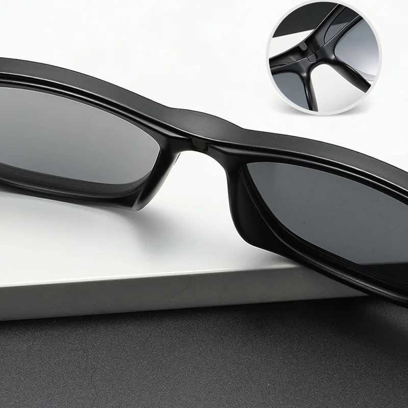 Magnetic Sunglasses Clip And Optical Glasses Frame 6 in 1 Women Men Polarized or Night Vision Multipurpose Eyeglasses Set 2201T251024