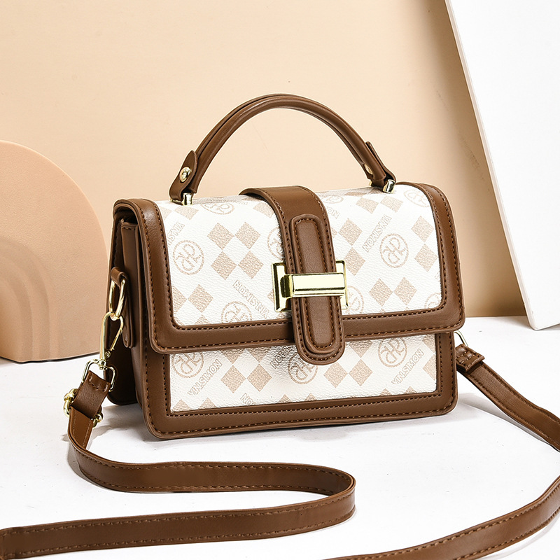 Luxury Brand Designer Bag 2025 New Fashion High-End Women's Bag Small Square Bag Versatile Ladies' Bag Single Shoulder Crossbody Bag Trendy