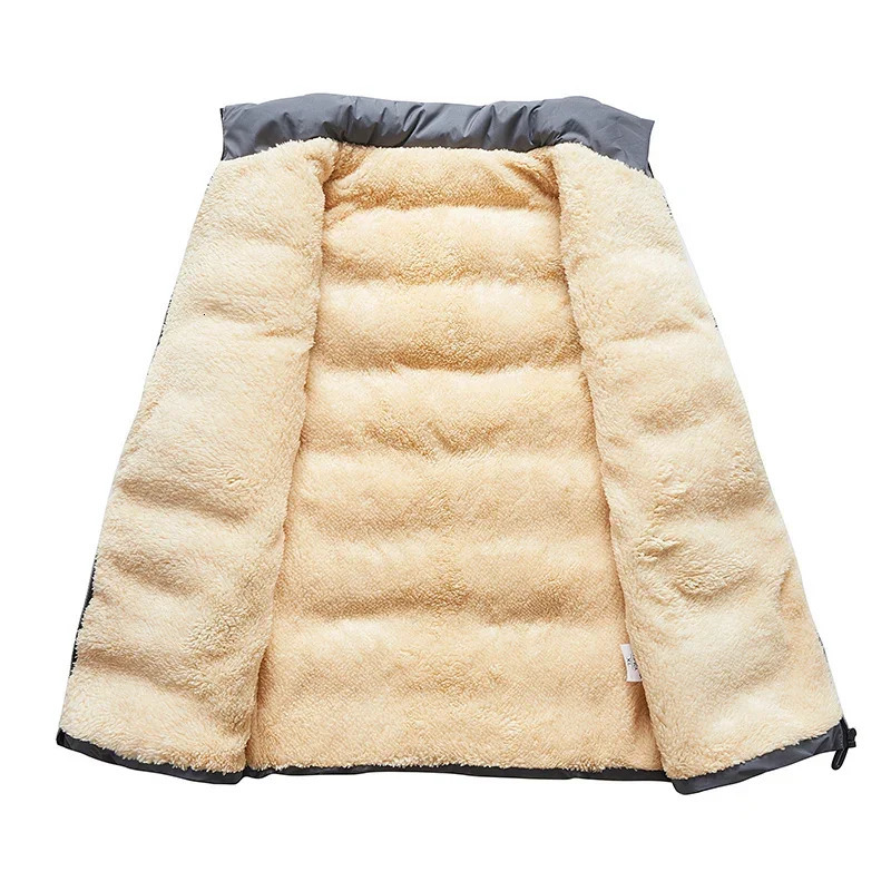 Mens Plus Size Vests Clothings Winter Jackets Sleeveless Coat Fur Fashion Plus Size Warmed Waistcoat Fleece Vest Menswear 251020