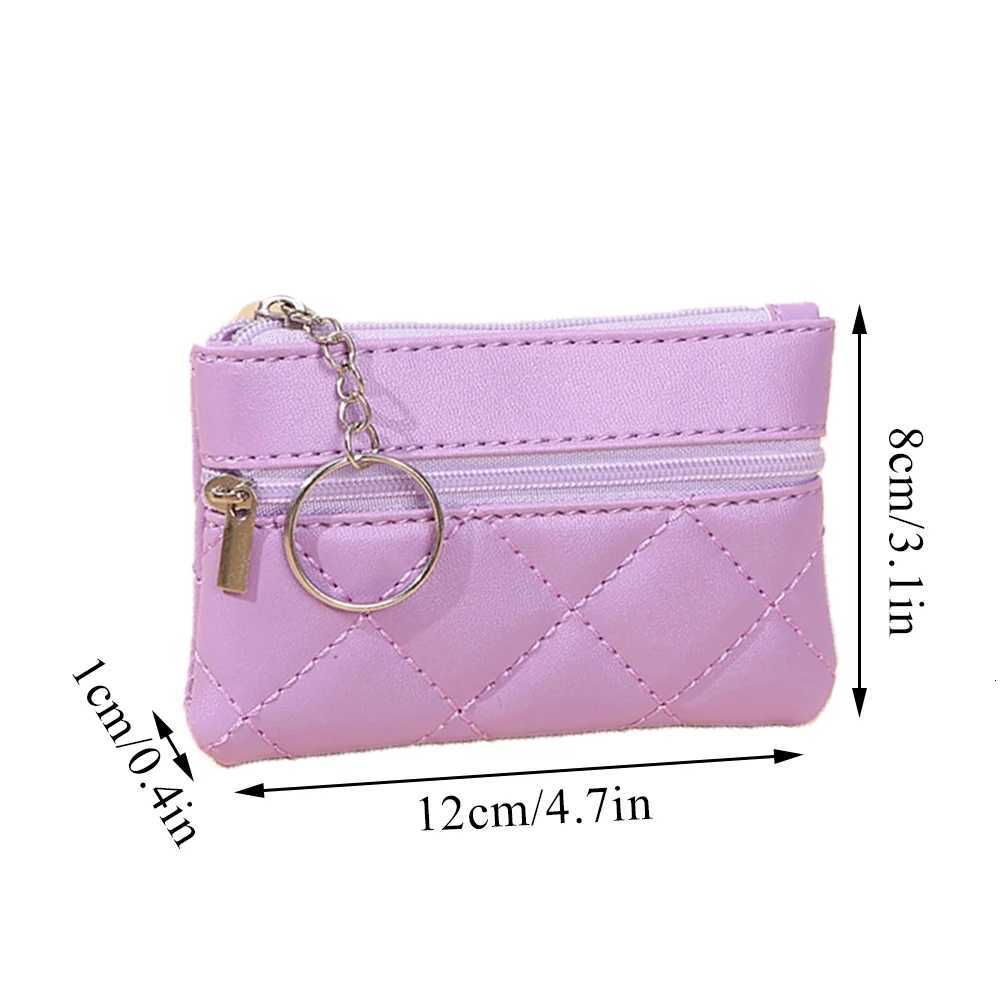 Mini Layer Coin Purse Men Small Wallet Change Purses Zipper Money Bags Candy Wallets PU Key Holder Z251023