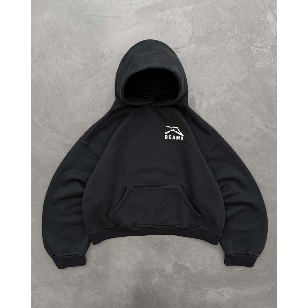 Casual Simple Couple Fashion Hoodie Trendy Brand Printed Loose Sweatshirt Sweatpants