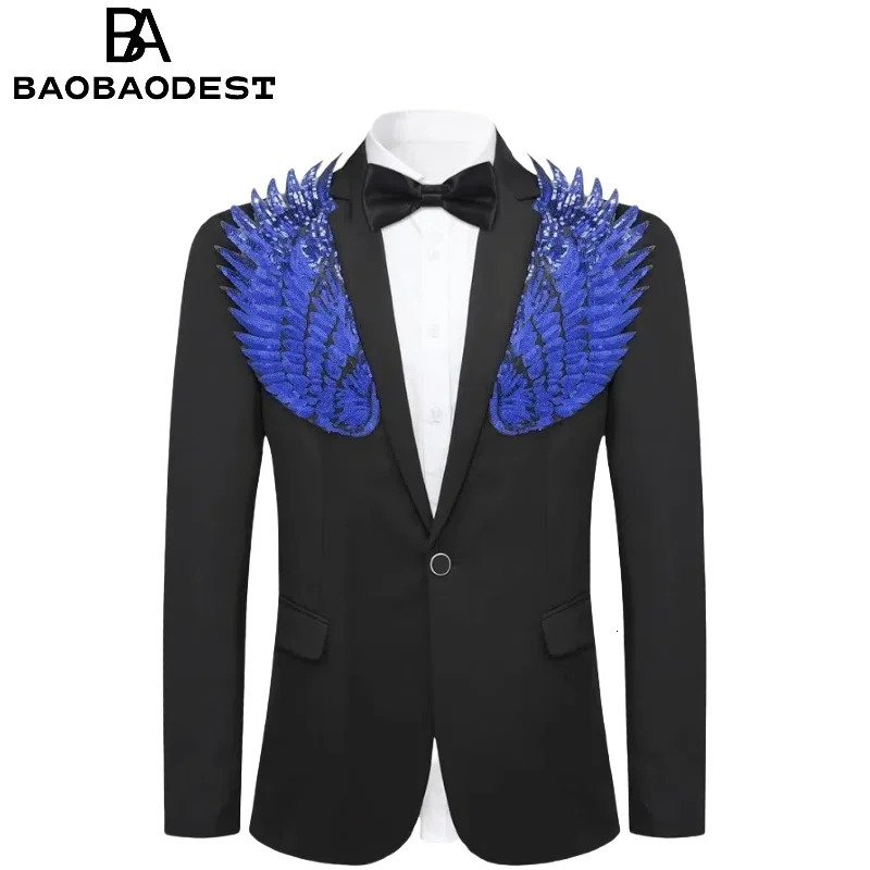 Custom Mens Sparkly Tuxedo Jacket with Sequins Elegant Prom Blazer Party Wedding Dinner Suit Glitter Groom Stage Performan 251023