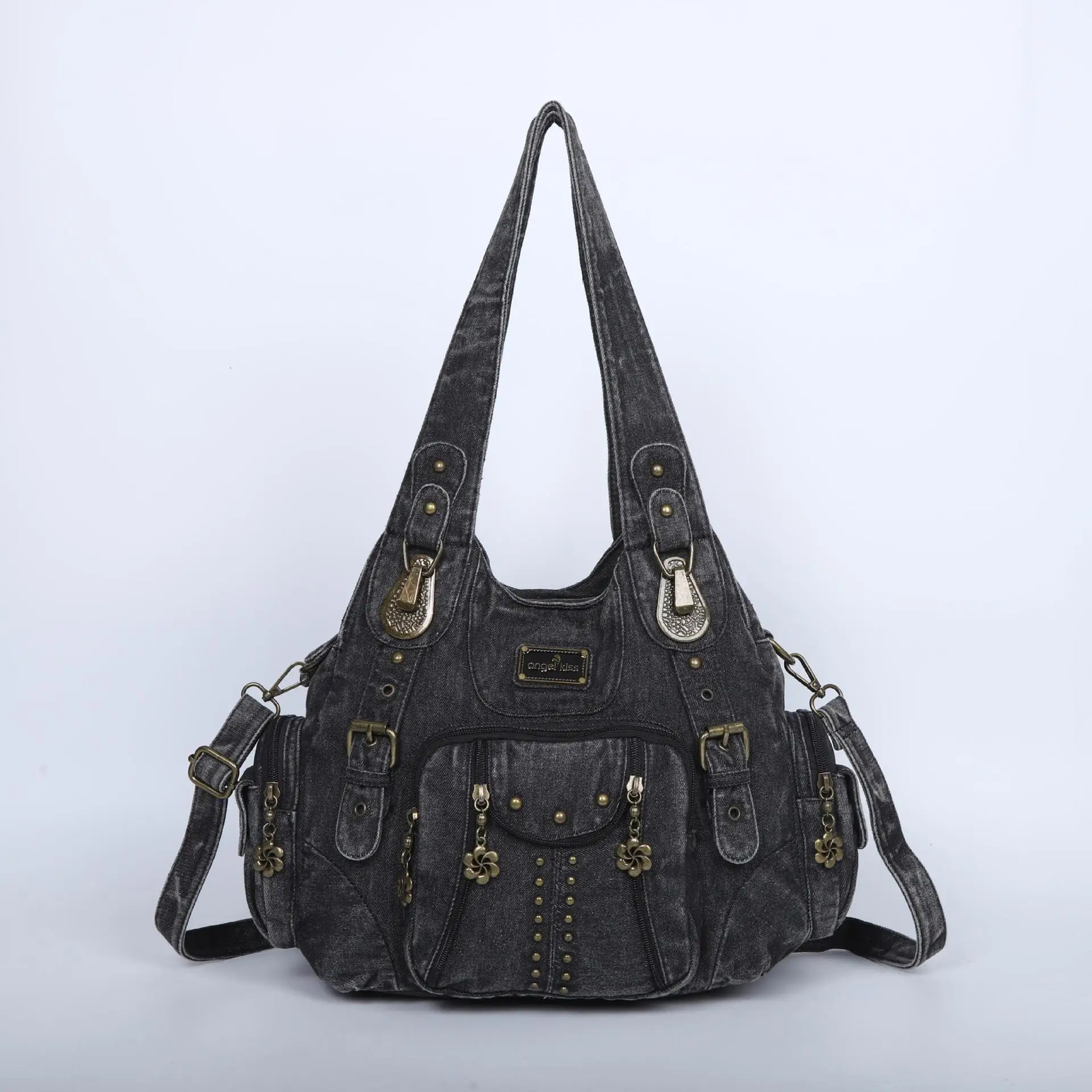 Angelkiss Bag Women Fashion Handbags Women Shoulder Bags PU Leather Handbag Female Satchel Big Shoulder Purse Bag bolsa feminina 251023