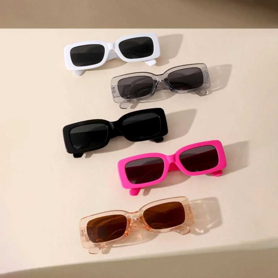 5PCS Vintage Square fashion Women Sunglasses Classic Daily Holiday Beach Travel Decorative Glasses for MenT251024