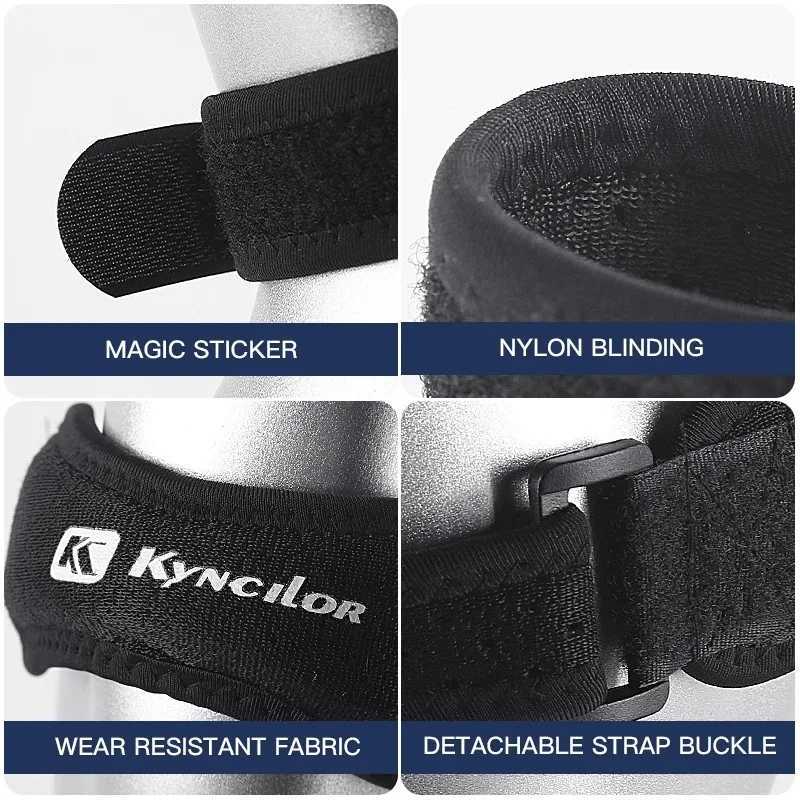 1 Piece Knee Patellar Tendon Knee Support Strape Brace Adjustable Shock Absorption Compression Knee Pad Sleeve for BasketballW251024
