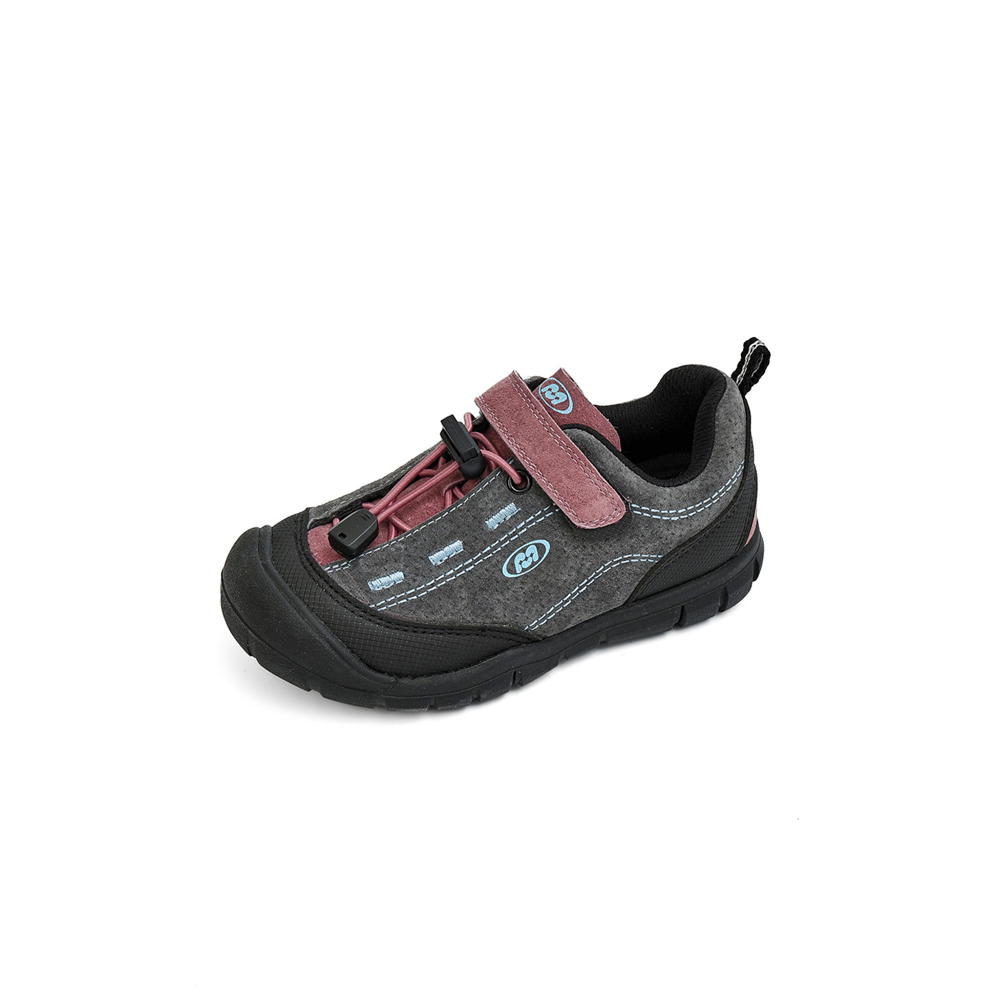 Luminous shoe Velcro outdoor autumn new fashion trend shoes, children's mountain rubber soled hiking shoes, casual children's shoes