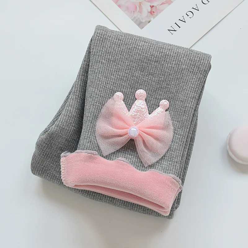 Girls Leggings Winter Autumn Pants for Kids Plus Velvet Children Tights Warm Toddler Bottom Baby Trousers ClothingT251024