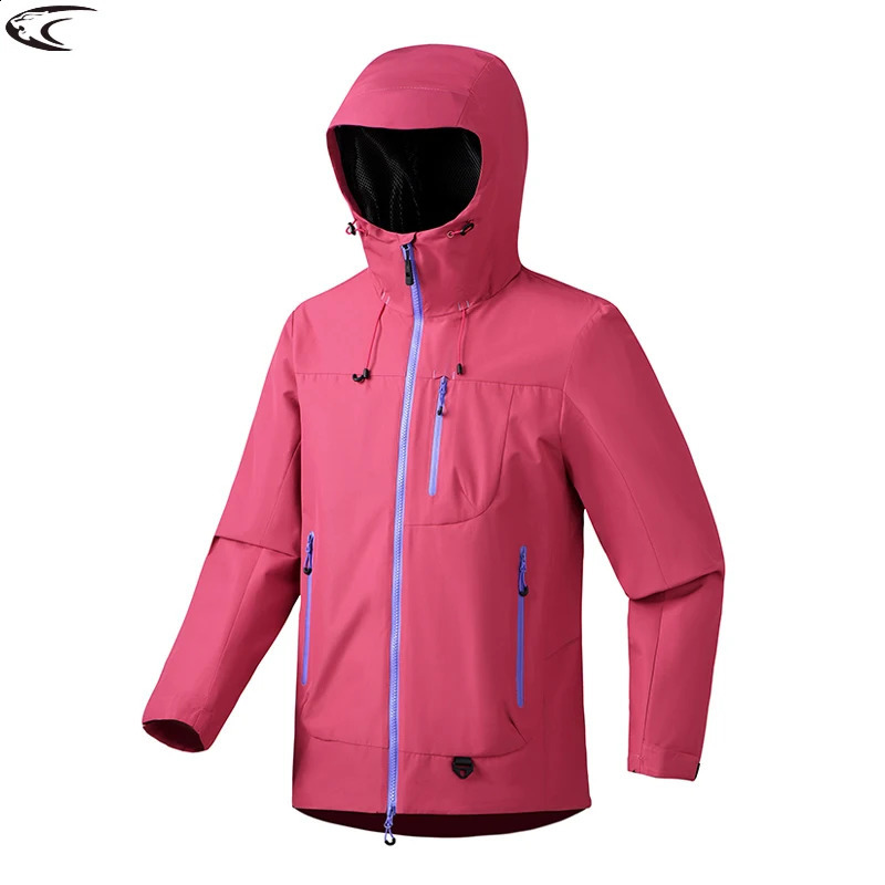LNGXO Mens Waterproof SingleLayer Windbreaker Hiking Climbing Trekking Jacket Unisex Outdoor Sport Windproof Rain Coat 251018