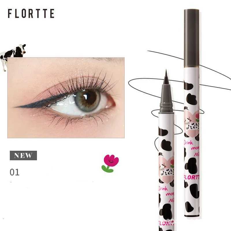 FLORTTE Ultrafine Liquid Eyeliner Lying Silkworm Pen Waterproof Long Lasting No Smudging Quickdry Eye Liner Makeup CosmeticsL251024