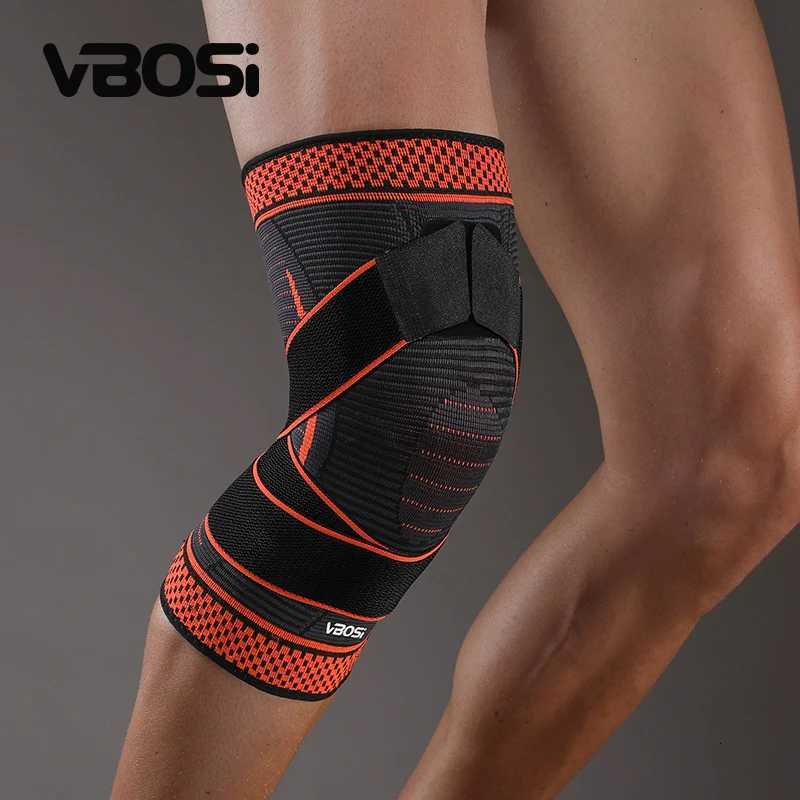 1 Pc Elastic Breathable Knee Support Sleeve with Adjustable StrapsW251024