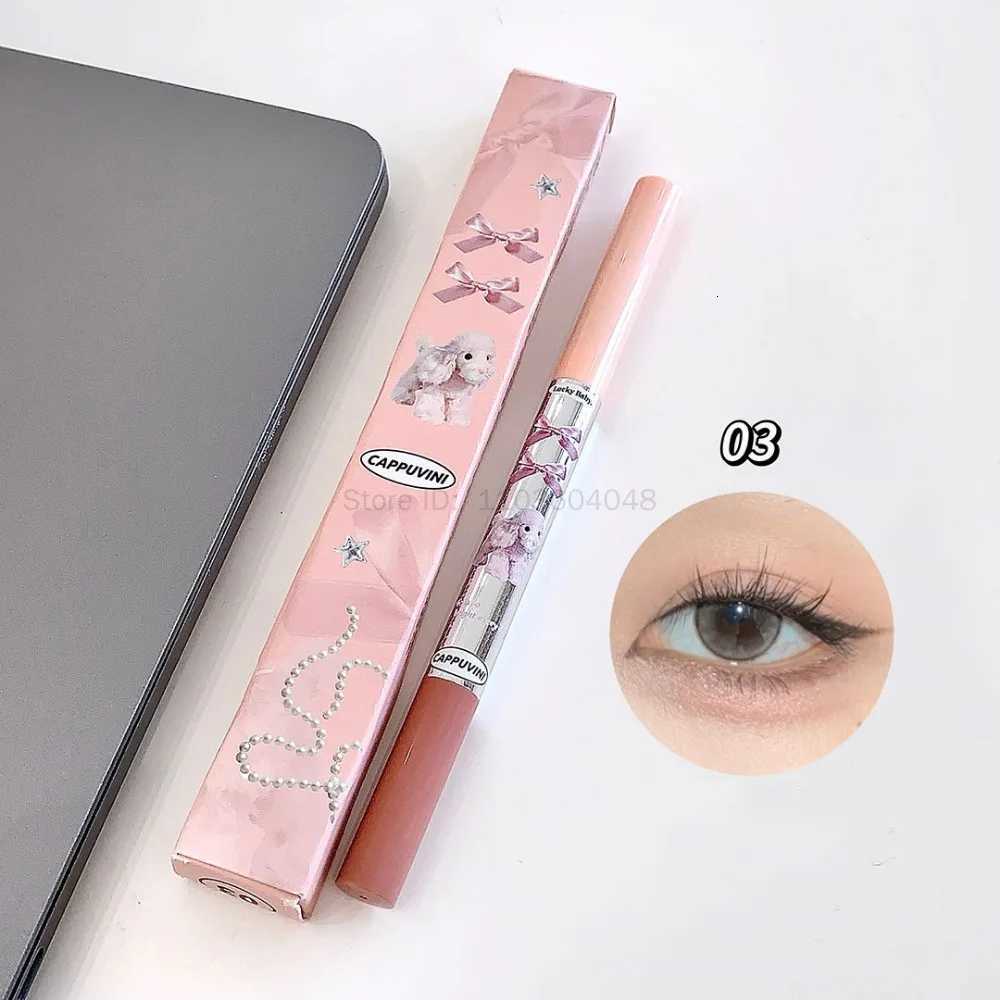 1pc Doublehead Lying Silkworm Pencil Natural Nonsmudge Matte Pearlescent Fine Flash Brightening Shadow Highlighting Pen MakeupL251024