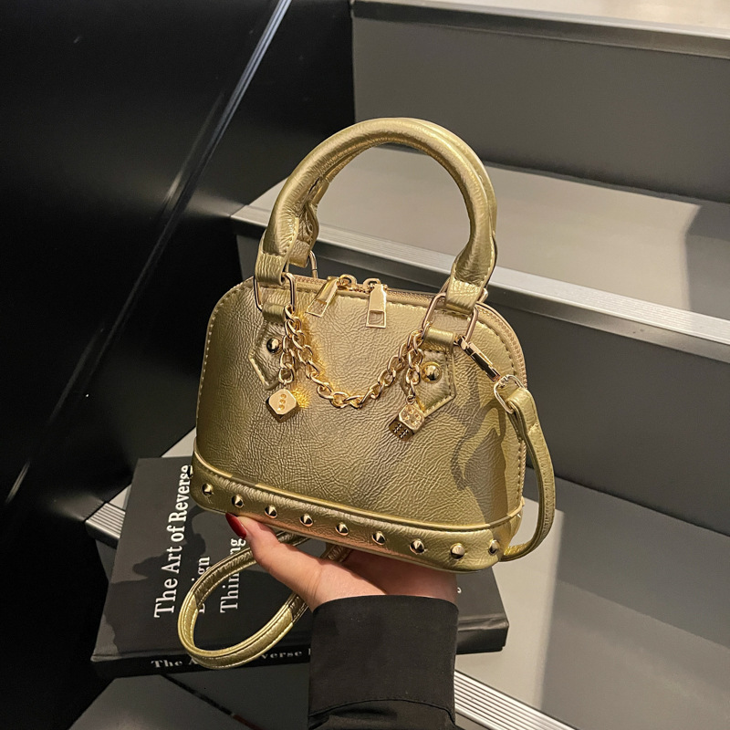 Luxury Brand Designer Bag Unique Design High-End Handbag 2025 New Texture Shell Bag Fashionable Shoulder Crossbody Bag