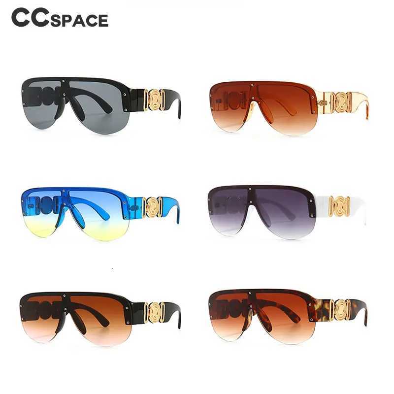 46659 Luxury Sunglasses Oversized Fashion Men Women Goggle Shades UV400 Vintage GlassesT251024