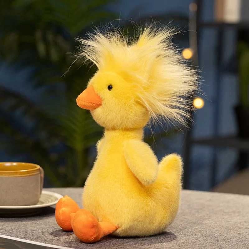25cm Ugly and Cute Deepfried Duck Plush Toy Plush Stuffed Animals Pillow Doll Room Decor Toy for Children Birthday Gift Z251024
