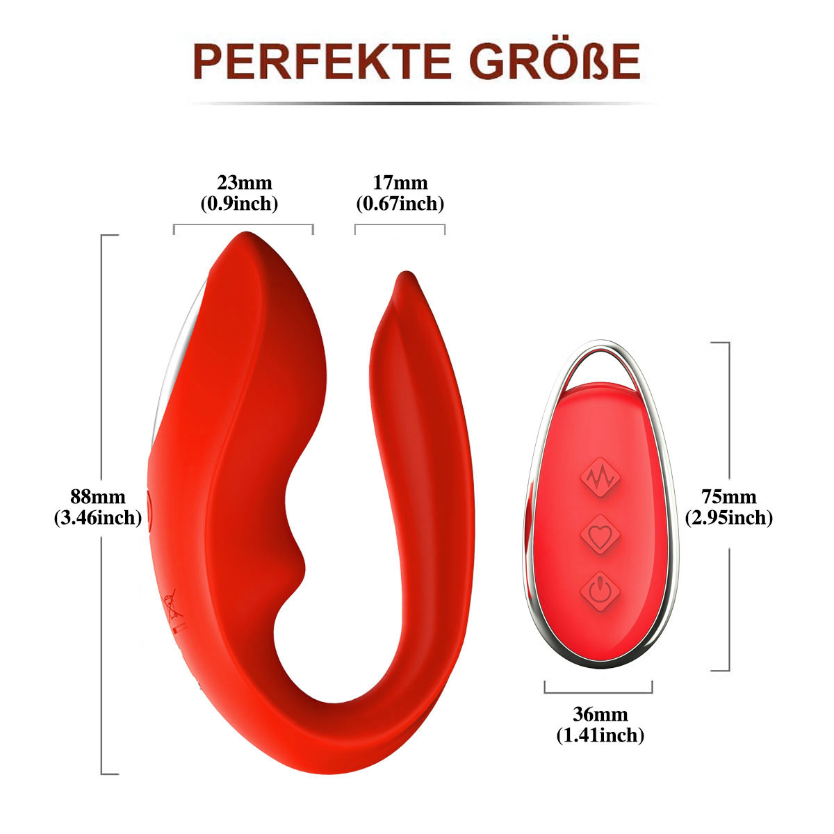 Ergonomic Design Flexible Clamp Vibe - Comfortable & Durable Silicone Material
