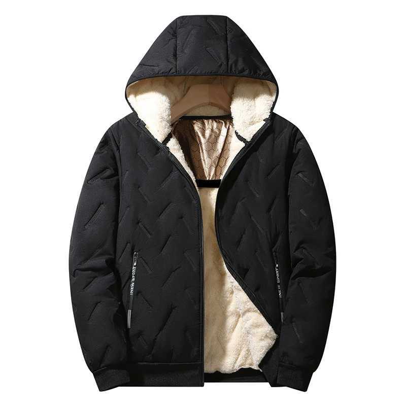 2025 Autumn and Winter Mens New Hooded Jacket Warm Highquality Comfortable SimpleFashionableCasual Cotton Jacket for Men Z251024
