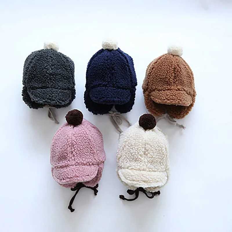 Kids Baby Hat Toddler Warm Hats Ear Cover Infant Girls Caps Teddy Fur HatsL251024