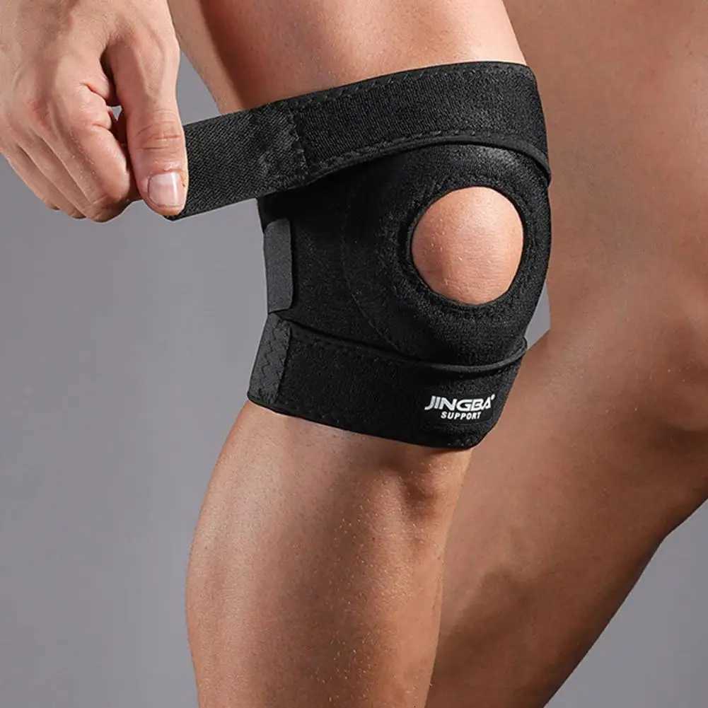 1 PCS Adjustable Compression Knee Pads Knee Support Brace Sports Workout Protective Gear Stabilizer Elastic BreathableW251024