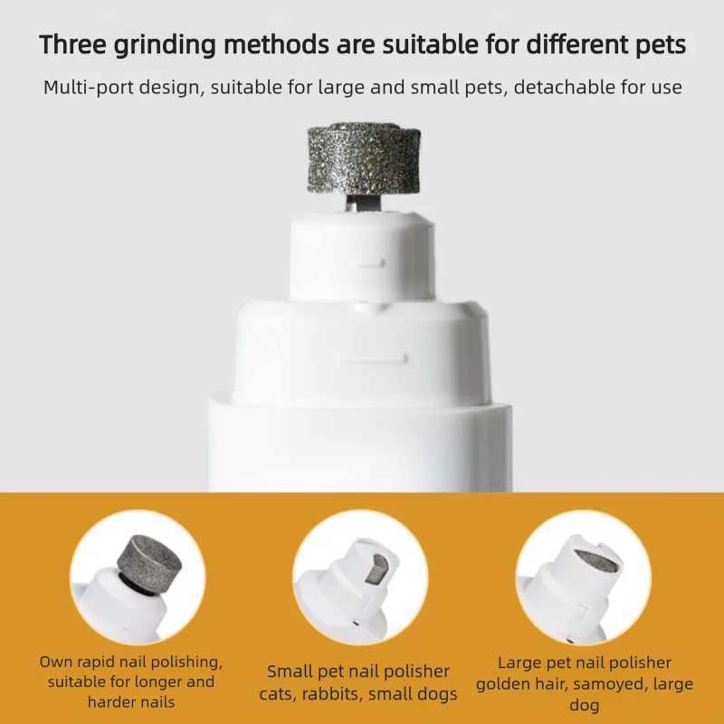 Rechargeable Nail Grinder for Dogs a Professional Tool for Painless Paw Grooming And Smoothing Suitable for Pets of All Sizes Z20251024