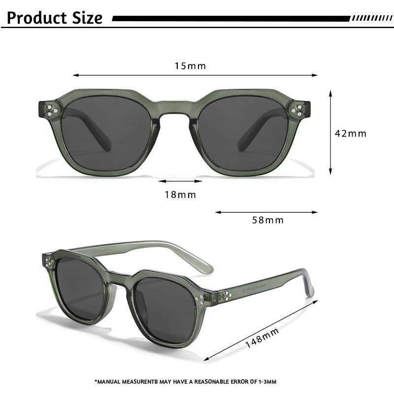 Caterside New Retro Polarized Men Sunglasses Square TR90 Frame Women Sun Glasses Outdoor Driving Fishing High Quality UV400 GiftT251024