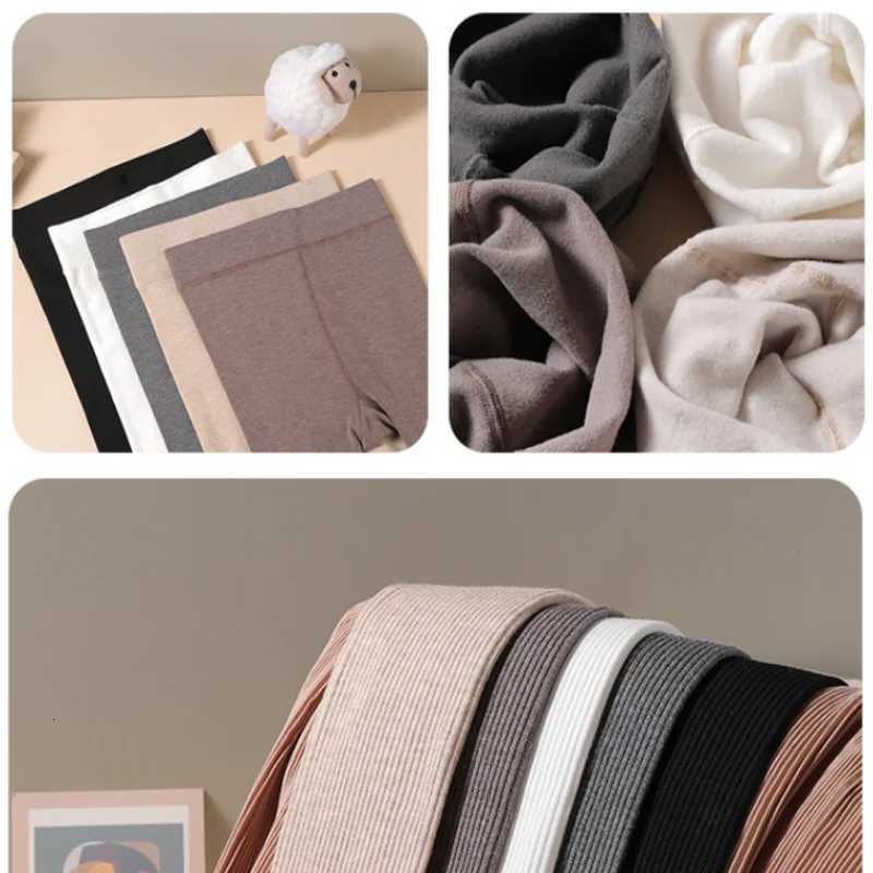 Kids Girls Leggings Winter Thick Warm Childrens Pantyhose Fashion Keep Warm Plush Child Dance Tights Outdoor Legging 210 YearsT251024