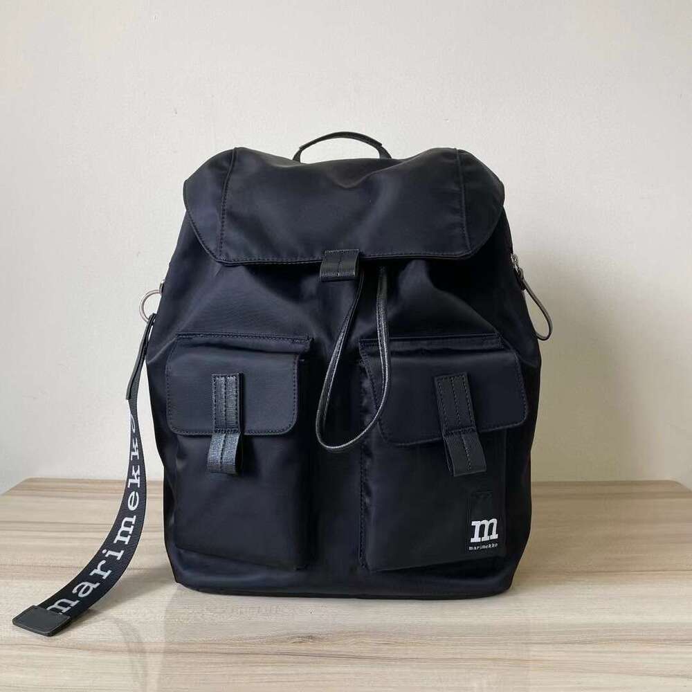 Nordic Niche Marie Magne Women S Black Commuter Casual Backpack Laptop Bag High Quality