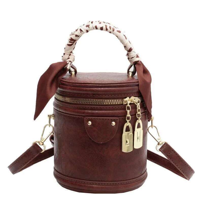 Fashion Bucket Bags For Women High Quality PU Purses And Handbags Designer Shoulder New Crossbody Bag