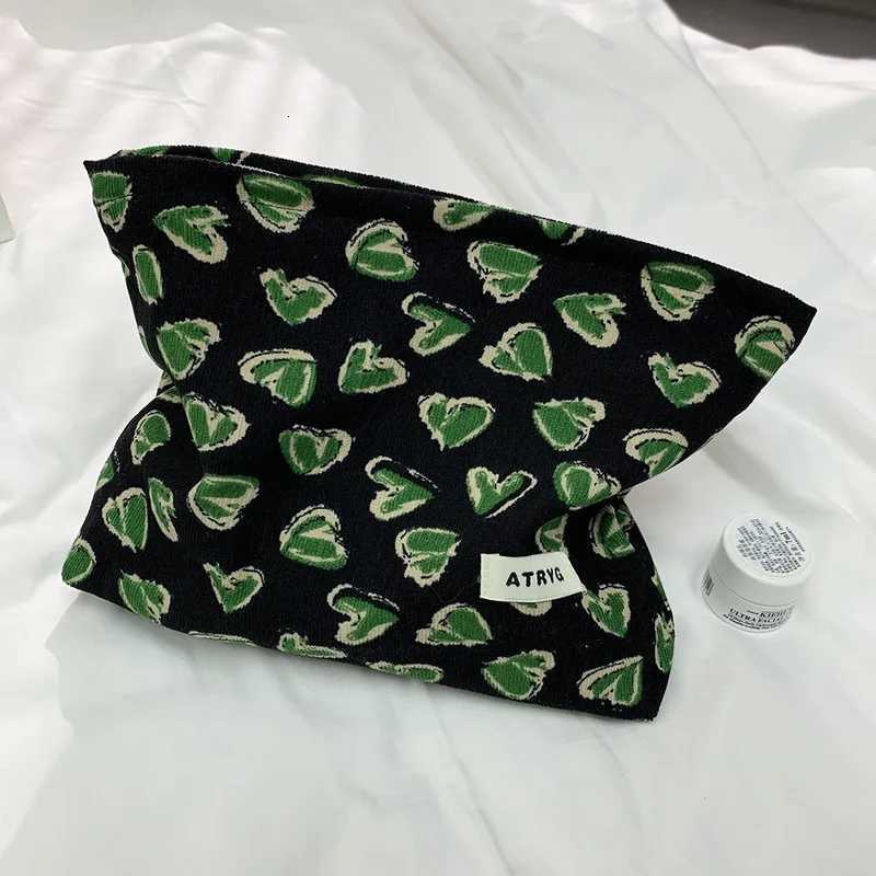 1pc Floral Cosmetic Bag Large Capacity Travel Makeup Organizer with Exotic Leaf Design Foldable Birthday Festival GiftT251024