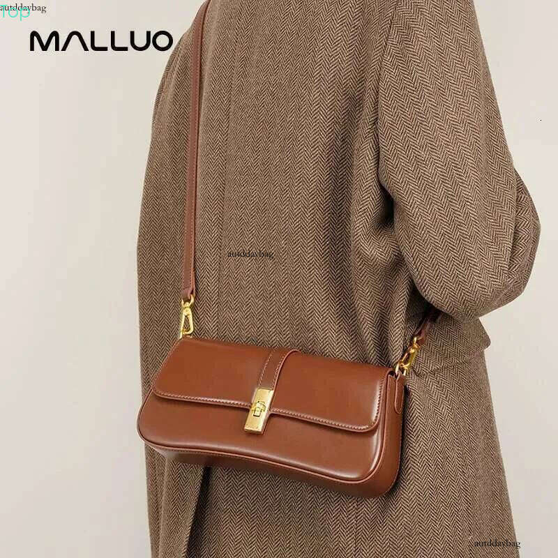Women Cowhide Split Leather Handbag Ladies High Quality Commuter Shoulder Bags Female Designer Retro Crossbody Bag Purse