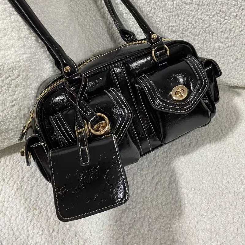 Mtipocket Wens Handbag Versatile Cmuter Bag Faiable Underarm Bag for Autumn Winter Work And Travel Y251022