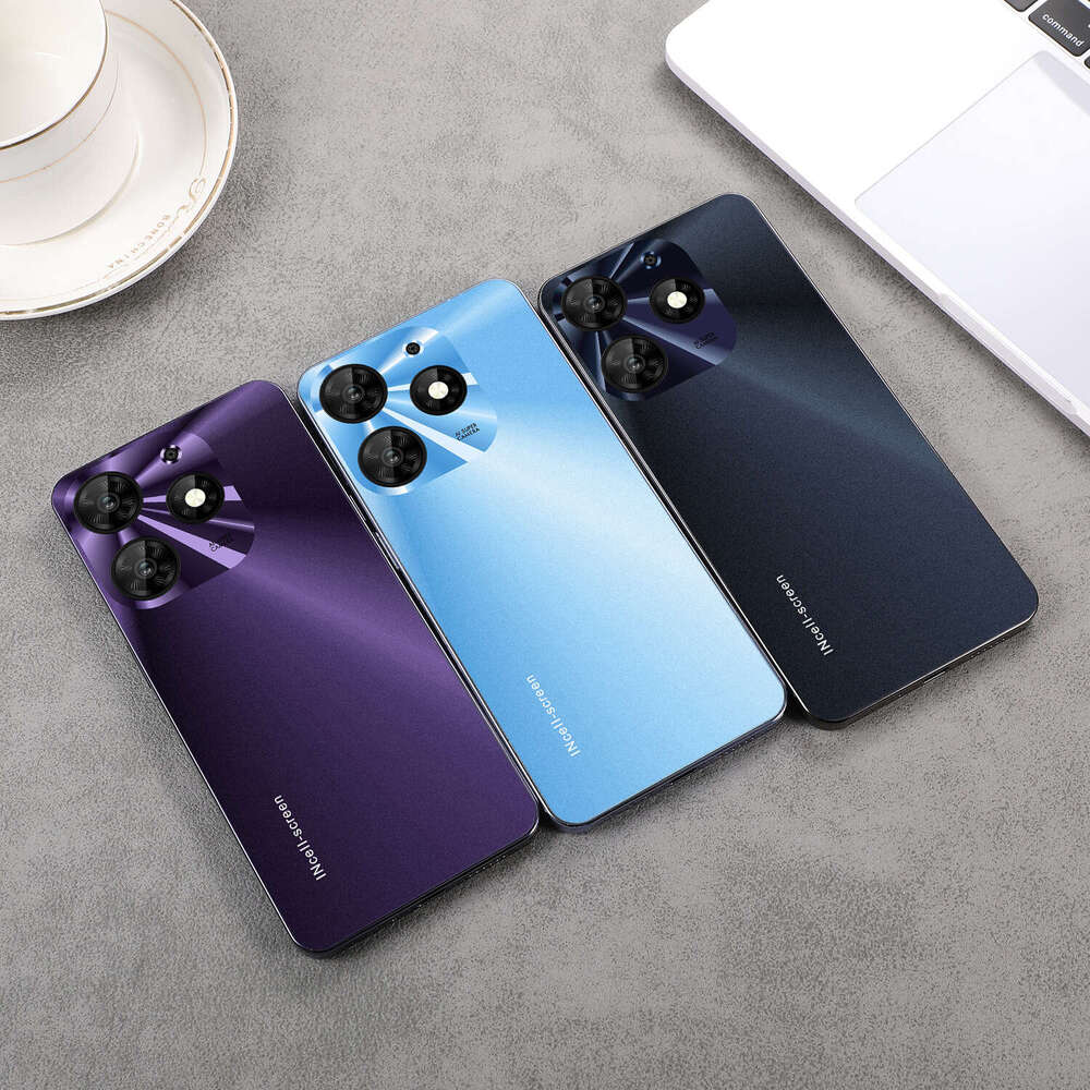 New Spark Pro Android True G Phone GB Side Fingerprint AI Smartphone