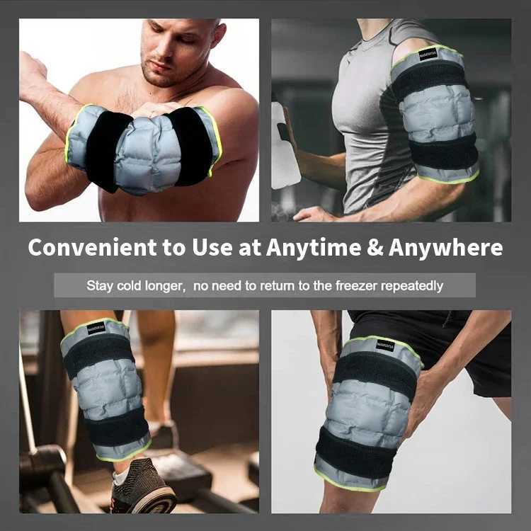 Knee Ice Pack Wrap for Injuries Selfabsorbing Water Knee Pads Ice Pack Physiotherapy Hot Compresses Heated Knee Pads Sports PadW251024