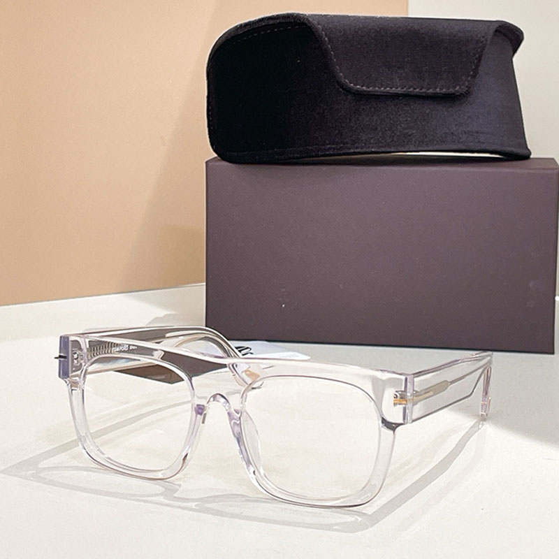 Designer Men FAUSTO SUNGLASSES Acetate Square Frame Optical Reading Glasses Womens Casual Fashion Style TF5634 Random Box