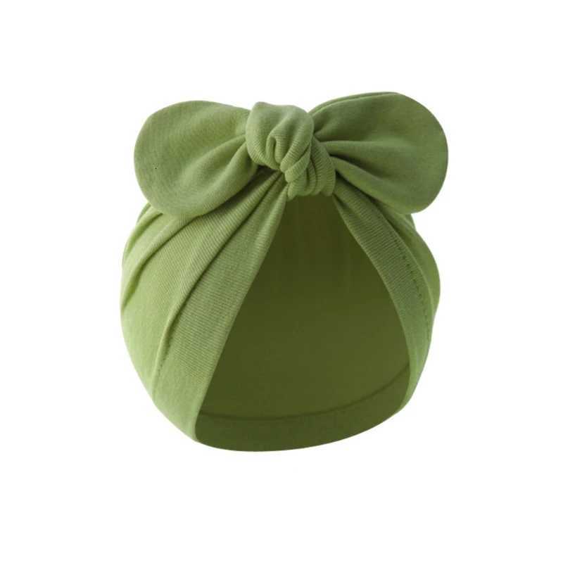 Infant Beanie Hat Baby Turban Hat Big Bow Boneless Hat Soft Headwear for Babies 012M Girl Boys Breathable Hospital HatL251024