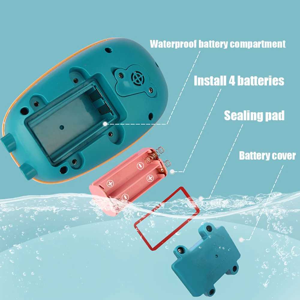 Toddler Toys Gifts Baby Bath Toys Cute Duck Electric Water Spray Bathroom Bathing Toys Kids Bath And Shower Bathtubs Interactive J251023