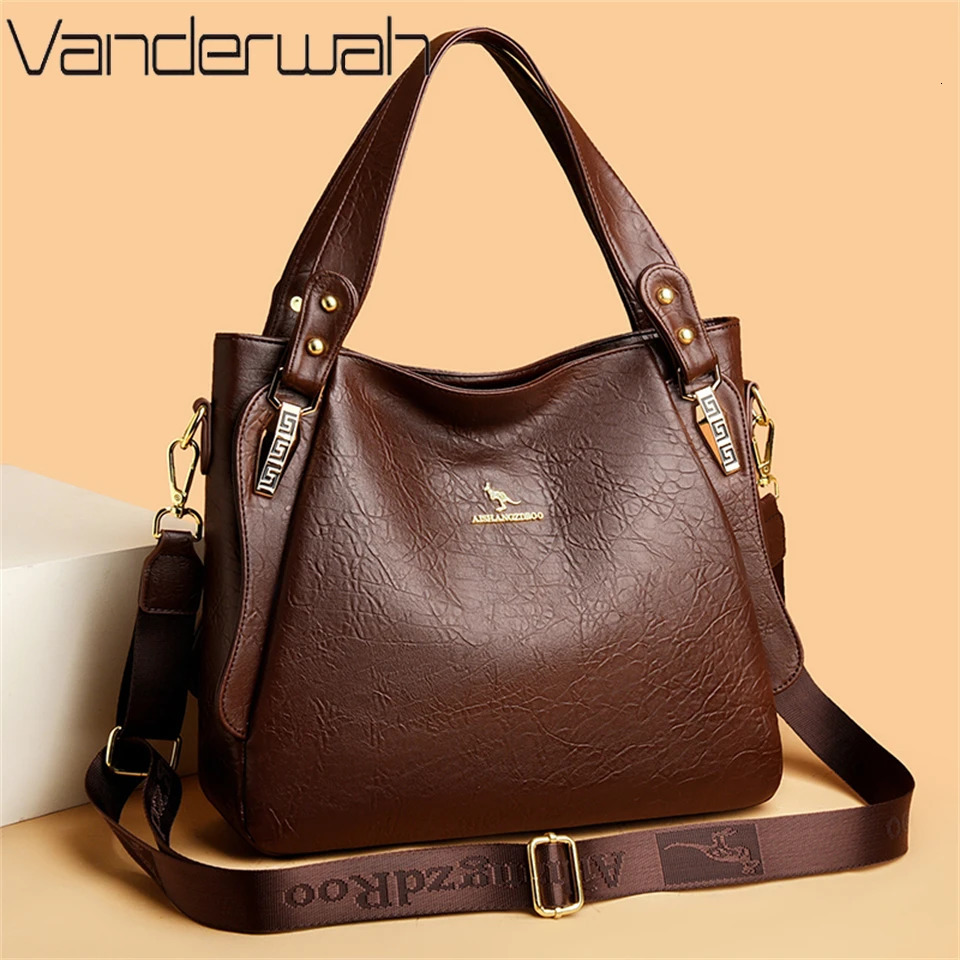 Genuine Soft Leather Tophandle Bags Female Handbags Women Shoulder Crossbody Tote Messanger Bag Large Capacity Sac A Main 251023