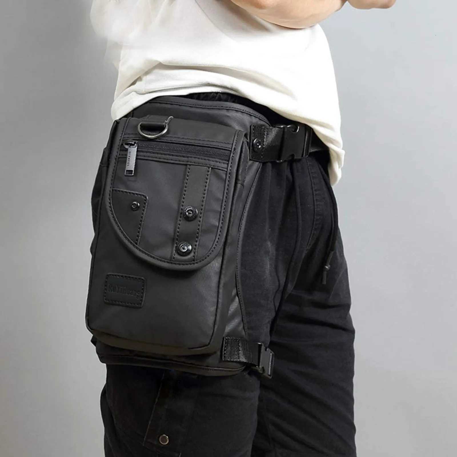 GL Nylon Drop Legs Bags Fashion Hip Waist Pack Thigh Bum Fanny Packs Multifunction Tactical Riding Male Shoulder Messenger BagL251024