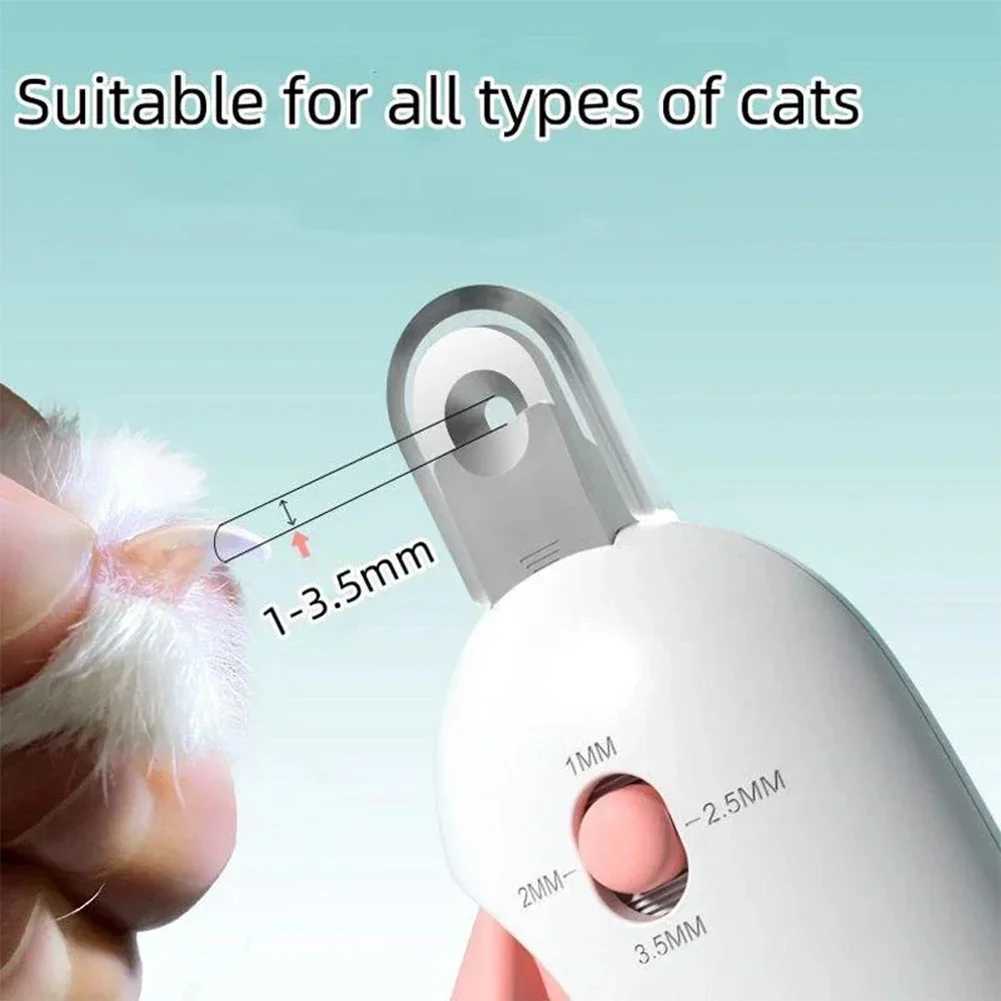 Professional Pet Cat Nail Clippers with Safety Lock Cat Dog Nail Clipper Cutter Pet Claw Trimmer Puppy Kitten Care Grooming Tool Z20251024
