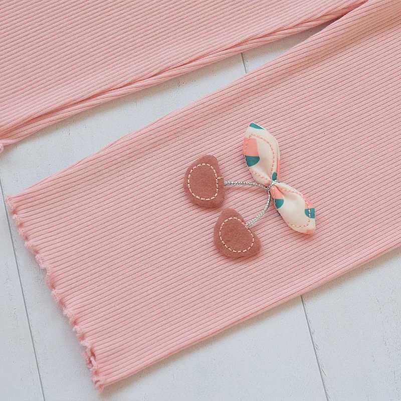 Kids Leggings Cherry Decoration Kids Leggings for Girls 2 To 7 Years Kids Pants Clothes Girls Children Leggings GirlsT251024