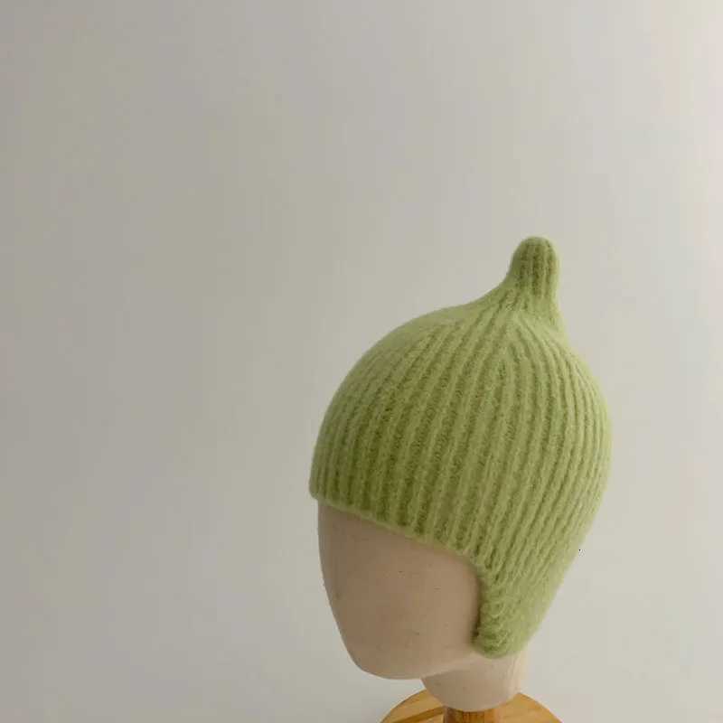 Autumn Winter Baby Hat 2024 Baby Beanie Ear Protection Cap For Girls Boys Soft Baby Bonnet Cap Baby Pullover Wool HatL251024