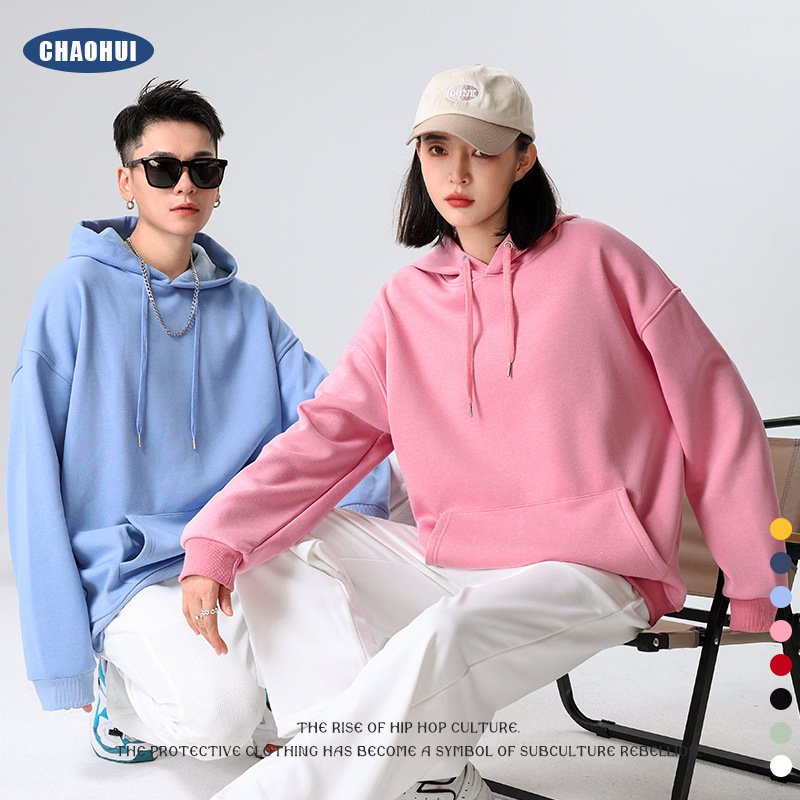 Autumn Winter Heavyweight Pure Cotton Silver Fox Fleece Pullover Sweatshirt Men's Thickened Designer Hoodie Jacket Tracksuit Men Polo Veste Coat 