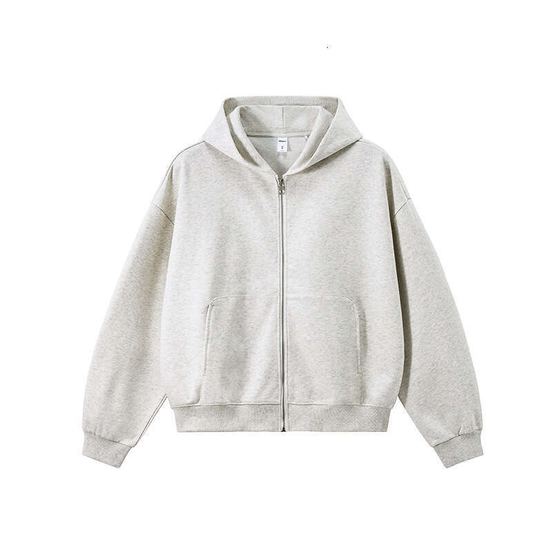 Men's Clothing|Dragon Scale Zipper Jacket Sweatshirt 25 Autumn New Boxy Short Knitted Hoodie