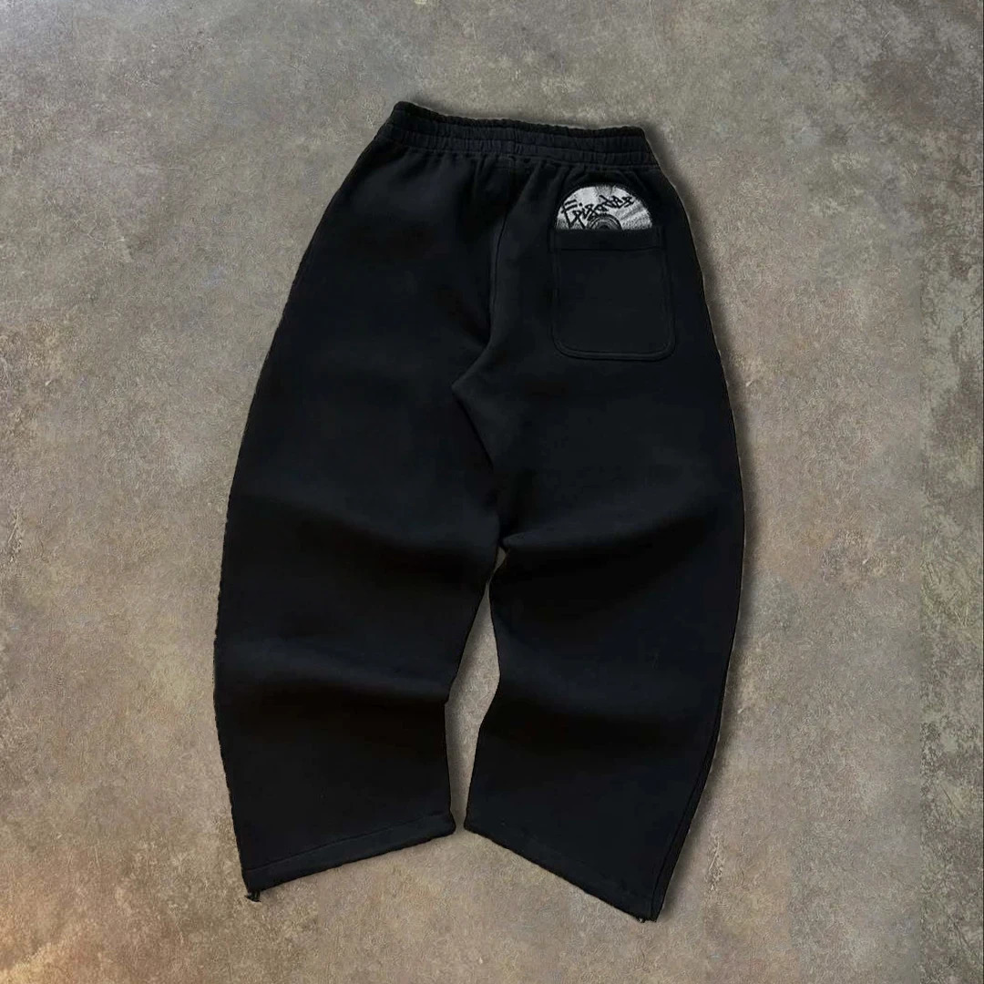 Fashionable Street Style Embroidered Sweatpants Autumn Winter Casual Pants Versatile Personality Couples Pan 251020