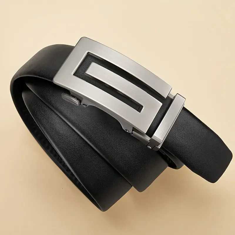 New Mens Leather Belt Alloy Automatic Buckle Business Leisure Youth Middleaged and Elderly Belt Designer Belt for white W251024